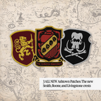 The new Smith, Boone, and Livingstone crests. ALL NEW Ashtown patches.